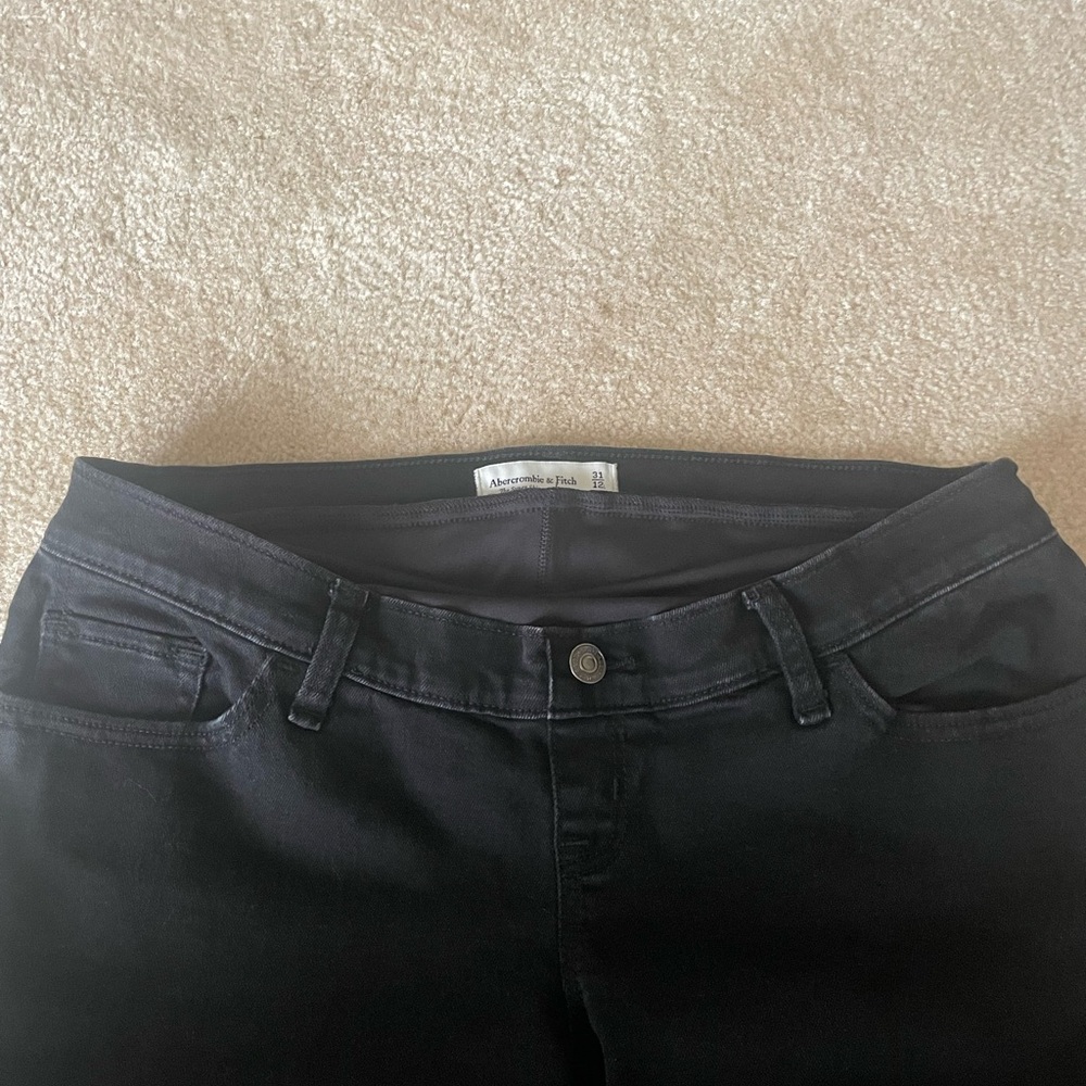 Abercrombie & Fitch Super Skinny ankle Maternity Jeans. Women size 31/12 - Picture 6 of 13